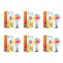 wipro 12W B22 LED White Bulb, (NS1210,Pack of 6)