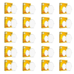 wipro garnet 10w round led wave infinity panel  warm white light 2700k  rimless panel with ultra-slim design  recessed down light for false ceiling  cutout - 130mm  pack of 20