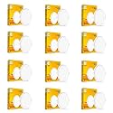 wipro Garnet 10W Round LED Wave Infinity Panel | Cool White Light (6500K) | Rimless Panel with Ultra-Slim Design | Recessed Down Light for False Ceiling | Cutout - 130mm | Pack of 12