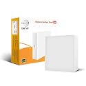 wipro Polycarbonate Garnet 12W Rimless Square Led Surface Panel|Neutral White Light (4000K)|Elegant Rimless Design for Wider Spread of Light|Surface Mounted Led Down Light for Ceiling|Pack of 1