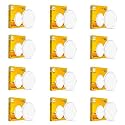 wipro Garnet 15W Round LED Wave Infinity Panel | Cool White Light (6500K) | Rimless Panel with Ultra-Slim Design | Recessed Down Light for False Ceiling | Cutout - 150mm | Pack of 12