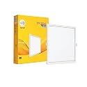 wipro Garnet 15W Square LED Wave Infinity Panel | Warm White Light (2700K) | Rimless Panel with Ultra-Slim Design | Recessed Down Light for False Ceiling | Cutout - 150x150mm | Pack of 1