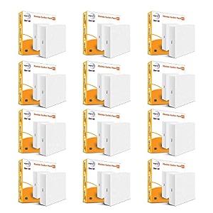 wipro garnet 18w rimless square led surface panel  warm white light 2700k  elegant rimless design for wider spread of light  surface mounted led down light for ceiling  pack of 12