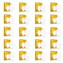 wipro Garnet 20W Round LED Wave Infinity Panel | Warm White Light (2700K) | Rimless Panel with Ultra-Slim Design | Recessed Down Light for False Ceiling | Cutout - 205mm | Pack of 20