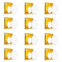 wipro Garnet 20W Round LED Wave Infinity Panel | Neutral White Light (4000K) | Rimless Panel with Ultra-Slim Design | Recessed Down Light for False Ceiling | Cutout - 205mm | Pack of 12