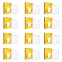wipro Garnet 20W Square LED Wave Infinity Panel | Neutral White Light (4000K) | Rimless Panel with Ultra-Slim Design | Recessed Down Light for False Ceiling | Cutout - 205x205mm | Pack of 12