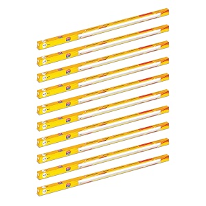 wipro garnet 22w led batten for living room amp bedroom  bright amp energy efficient tubelight for home  cool day light 6500k with 2200 lumen4feet pack of 10