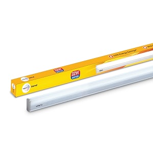 wipro garnet 22w led batten for living room amp bedroom  bright amp energy efficient tubelight for home  warm white 2700k with upto 2200 lumen4feet pack of 1