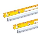 wipro Garnet 22W LED Batten for Living Room &amp; Bedroom | Bright &amp; Energy Efficient Tubelight for Home | Neutral White (4000K) with upto 2200 lumen|4Feet, Pack of 2