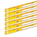 wipro Garnet 22W LED Batten for Living Room &amp; Bedroom | Bright &amp; Energy Efficient Tubelight for Home | Warm White (2700K) with upto 2200 lumen|4Feet, Pack of 6