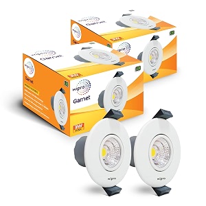wipro garnet 3w mini spotlight pink pack of 2