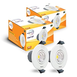 wipro garnet 3w mini spotlight coolwhite pack of 2