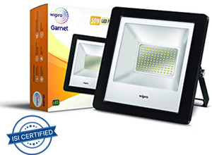 wipro garnet 50w led floodlight 6500kd913065 flood light outdoor lamp
