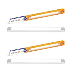 wipro garnet linear under cabinet light 5w neutralwhite aluminium 1ft pack of 2