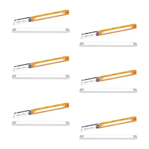 wipro garnet linear under cabinet light 5w coolwhite aluminium 1ft pack of 6