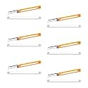wipro Garnet Linear under cabinet light 5w Coolwhite (Aluminium, 1FT, pack of 6)