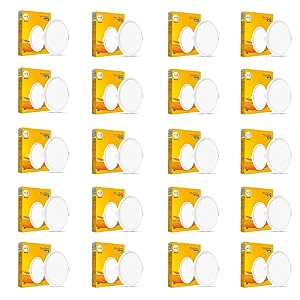 wipro garnet 6w round led wave infinity panel  warm white light 2700k  rimless panel with ultra-slim design  recessed down light for false ceiling  cutout - 100mm  pack of 20