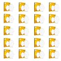 wipro Garnet 6W Round LED Wave Infinity Panel | Cool White Light (6500K) | Rimless Panel with Ultra-Slim Design | Recessed Down Light for False Ceiling | Cutout - 100mm | Pack of 20
