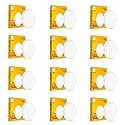 wipro Garnet 6W Round LED Wave Infinity Panel|Neutral White Light (4000K) | Rimless Panel with Ultra-Slim Design | Recessed Down Light for False Ceiling |POP Ceiling Light|Cutout - 100mm| Pack of 12