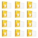 wipro Garnet 6W Square LED Wave Infinity Panel | Warm White Light (2700K) | Rimless Panel with Ultra-Slim Design | Recessed Down Light for False Ceiling | Cutout - 100x100mm | Pack of 12