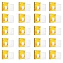 wipro Garnet 6W Square LED Wave Infinity Panel | Cool White Light (6500K) | Rimless Panel with Ultra-Slim Design | Recessed Down Light for False Ceiling | Cutout - 100x100mm | Pack of 20