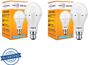 wipro garnet 9wemergencybulb_1 4 hours bulb emergency light white
