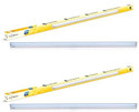 Wipro Garnet Plus 36w Aluminium LED Batten, Cool White (pack of 2) 36 W 122 cm Tube Light