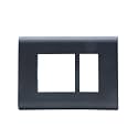 Wipro Northwest Nowa 3 Module cover plate, Sliver Grey (pack of 1)