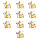wipro NS9200 B22D Wi-Fi Enabled Smart LED Bulb for Amazon Alexa &amp; Google Assistant (9W, White) | Pack of 10