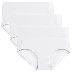 wirarpa women39s cotton underwear high waist full coverage brief panty multipack