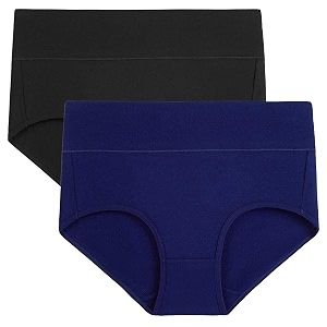wirarpa women39s cotton underwear high waist full coverage brief panty multipack