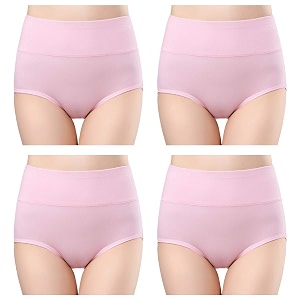 wirarpa women39s cotton underwear high waist full coverage brief panty multipack