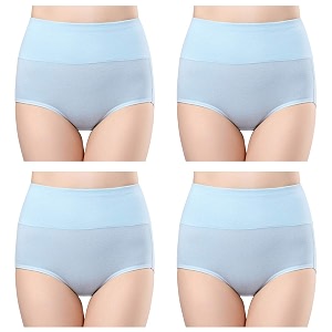wirarpa women39s cotton underwear high waist full coverage brief panty multipack