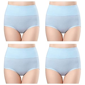 wirarpa women39s cotton underwear high waist full coverage brief panty multipack