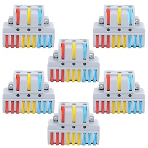wire clip connector universal connection terminals circuit inline splices electric connectors quick connect amp freely assemble electrical splicing kit for compact 3 in 9 out 50