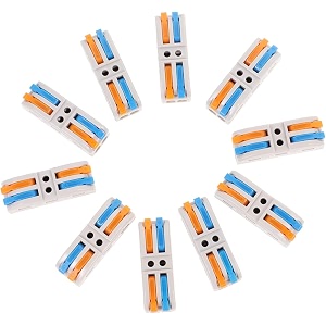 wire clip connector universal connection terminals circuit inline splices electric connectors quick connect amp freely assemble electrical splicing kit for compact 2 in 2 out 50