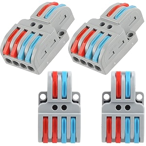 wire clip connector universal connection terminals circuit inline splices electric connectors quick connect amp freely assemble electrical splicing kit for compact 2 in 4 out 5