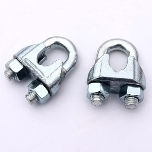 wire rope clampswire rope clipswire rope u-bolts din741 clamps - ideal for wire rope rigging fitting lifting rope connecting rope fitting 13mm1234 5