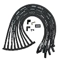 WIRE SET,ULTRA 40,SLEEVED,FORD 351W,BLACK 73822