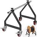 Wire Spool Rack with 1.2" Rod for up to 28" Spools, Black