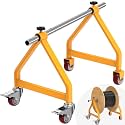 Wire Spool Rack with 1.2"Rod for up to 28" Spools, Yellow