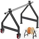 Wire Spool Rack with 1.2"Rod for up to 28" Spools, Black