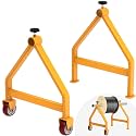 Wire Spool Rack for up to 28" Spools, Yellow