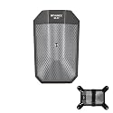 Professional Kick Drum Mic with Stand, Supercardioid Drum Microphone with XLR Connector, Condenser Microphone with Switch, Two-Position EQ Switch, Rugged Metal Bass Drum Mic for Instrument