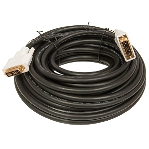 pure copper gold plated connector single link 181 dvi cable 15 meter