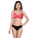 Wirefree Non-Padded T-Shirt Bra Panty Set with