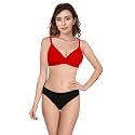 Wirefree Non-Padded Teenager Backless Bra Panty Set