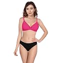 Wirefree Non-Padded Teenager Backless Bra Panty Set