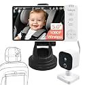 Wireless Baby Car Camera for Rear Facing Seat 5" Monitor