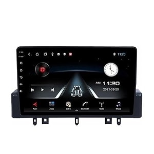 wireless carplay amp stereo auto 9inch 1280p car android display with gorilla glass  android 13  ts-9 processor  4gb amp 64gb framehd camera - compatible with punch